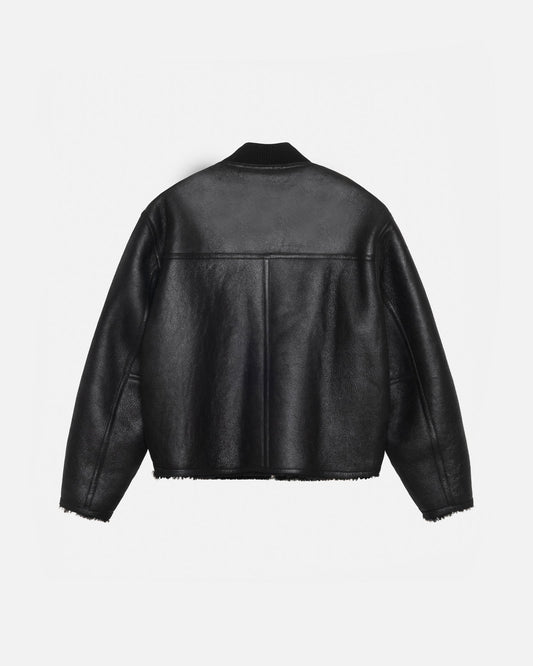 BOMBER RÉVERSIBLE EN MOUTON LAINEUX