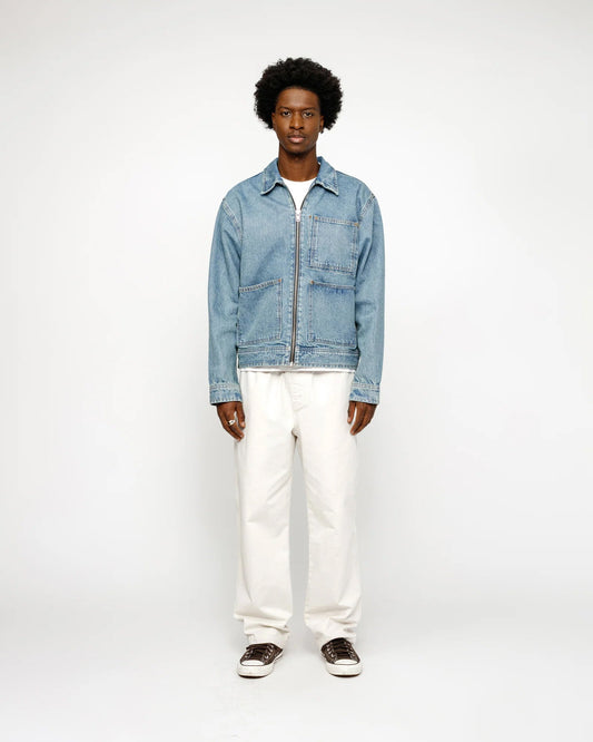 PANTALON DE PLAGE EN COTON GRATTÉ