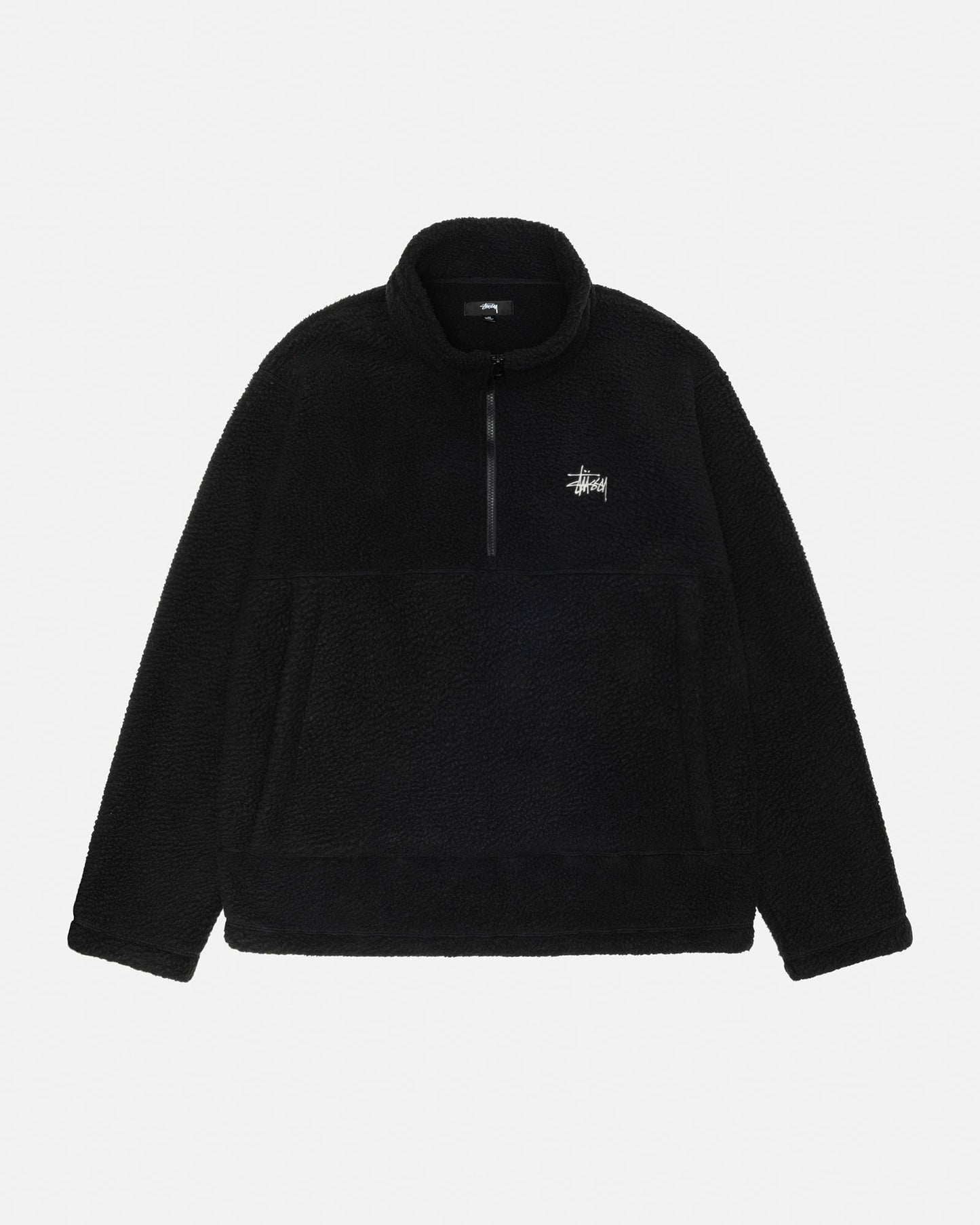 PULL COL MONTANT DEMI-ZIP EN POLAIRE