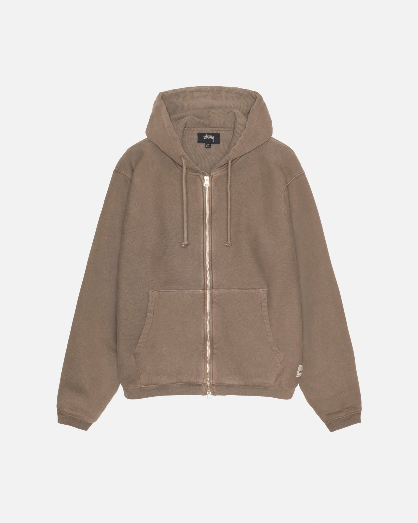 SWEAT À CAPUCHE ZIPPÉ DOUBLÉ GAUFRÉ
