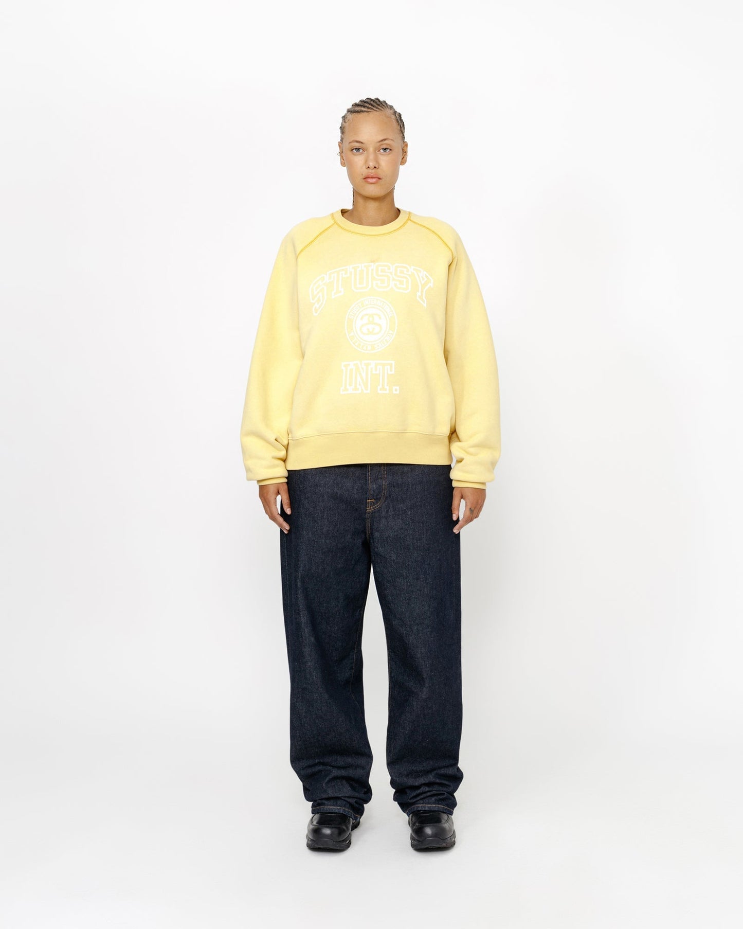 PULL MOLLETON RAGLAN TYPE VARSITY SURJETÉ