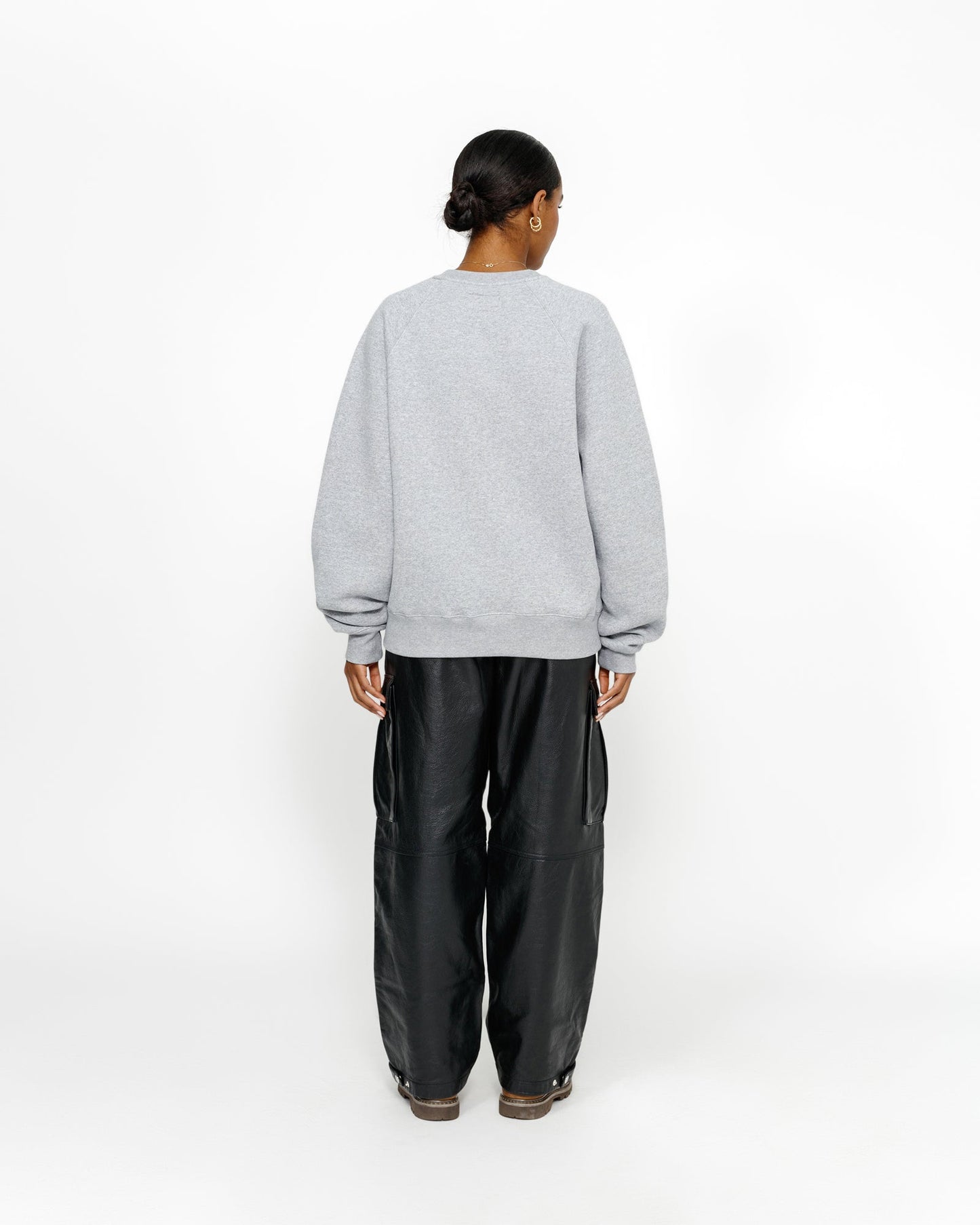 SWEAT RAS-DU-COU RAGLAN EN MOLLETON