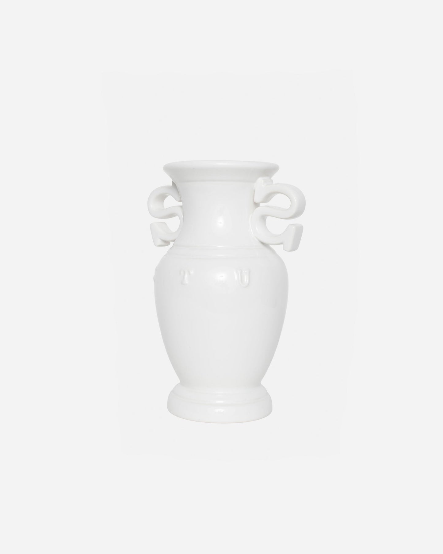 VASE EN CÉRAMIQUE AVEC ANSE EN S