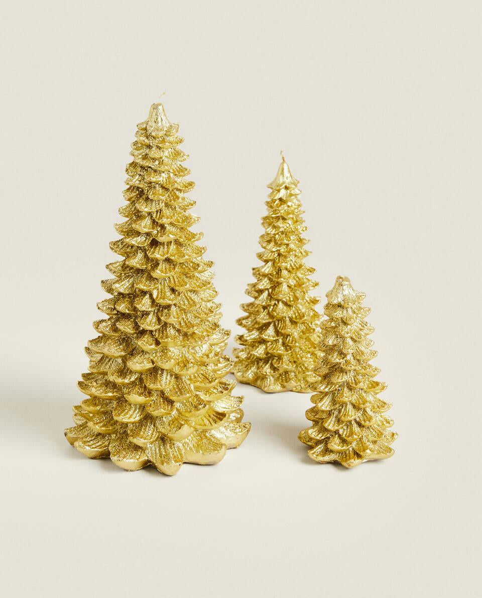 CHRISTMAS TREE DECORATIVE CANDLE